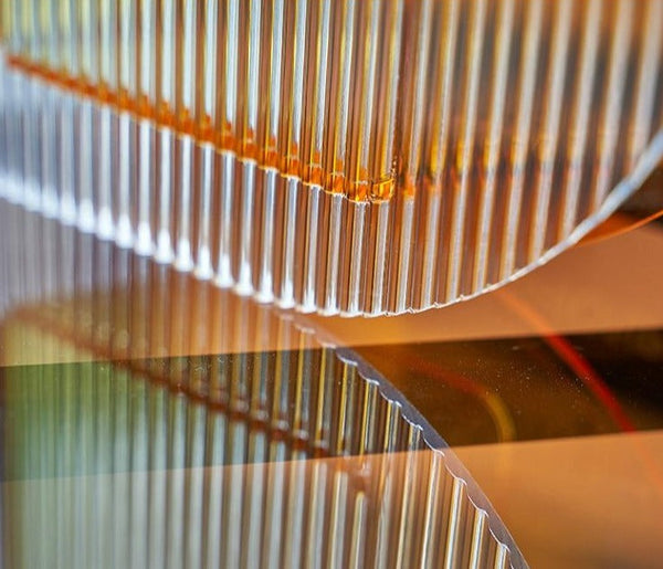 Citrine Transit Light Acrylic Vase & Desktop Accent