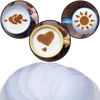 Coffee Stencils Set With 16 Designs For Beautiful Latte Art
