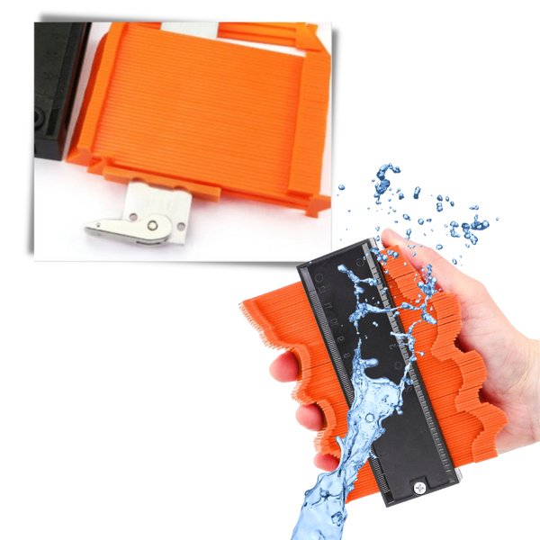 Contour Gauge Duplicator With Locking Mechanism For Accurate Replication