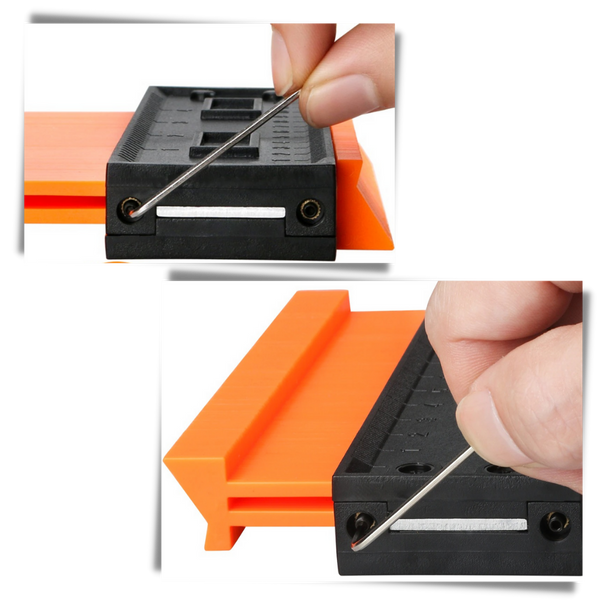 Contour Gauge Duplicator With Locking Mechanism For Accurate Replication