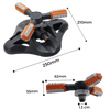 360 Degree Adjustable Lawn Sprinkler For Even Irrigation
