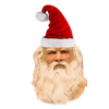 Realistic Santa Mask for Cosplay Breathable Comfort and Quality Materials