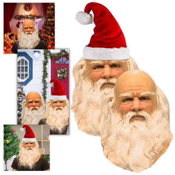 Realistic Santa Mask for Cosplay Breathable Comfort and Quality Materials