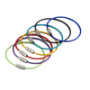 Flexible Wire Keychains Set For Easy Organization And Color Coding