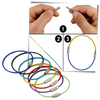 Flexible Wire Keychains Set For Easy Organization And Color Coding