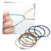 Flexible Wire Keychains Set For Easy Organization And Color Coding