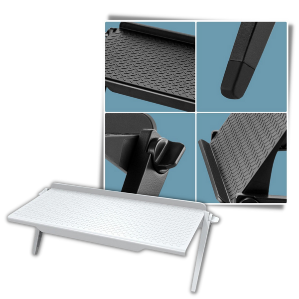 All in One Screen Shelf Desk for Space Saving and Organization