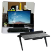 All in One Screen Shelf Desk for Space Saving and Organization