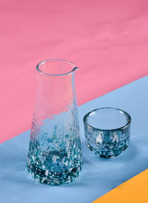 Crystal Sake 5-Pc Glass and Decanter Set