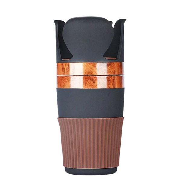 Car Cup Holder Organizer Adapter With 360 Degree Rotation And Non Slip Base
