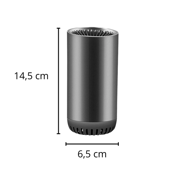 Cup Shaped Car Warm Air Blower With Dual Speed Heating And Defrost