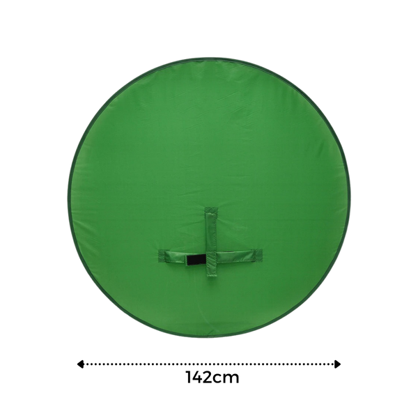 Portable Collapsible Green Screen Backdrop for Video Calls