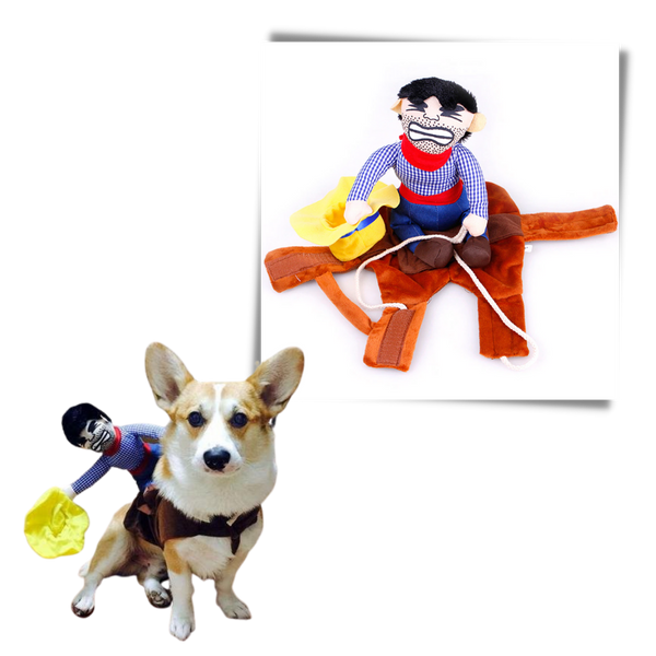 Premium Cowboy Dog Costume With Adjustable Fit And Breathable Fabric