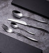 Design Curve Silver Steel Flatware Set