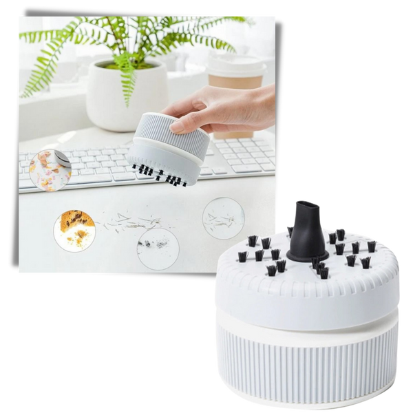 Wireless Desktop Vacuum For Dust Removal And Clean Work Surfaces