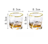 Distort Texture Whisky Glass Set