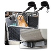 See Through Mesh Window Dog Car Seat Cover With Waterproof Anti Slip Layer