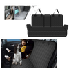 See Through Mesh Window Dog Car Seat Cover With Waterproof Anti Slip Layer