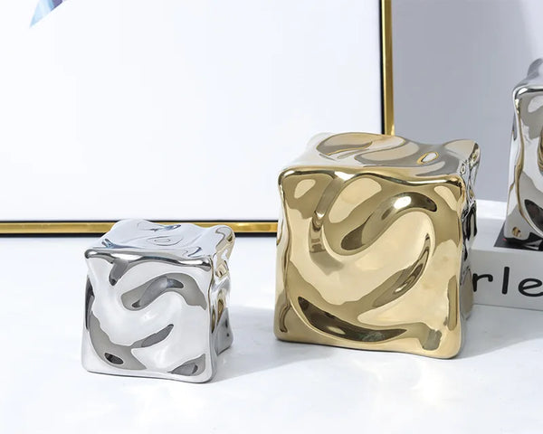 Draped Cube Ornament