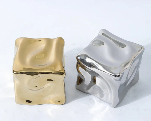 Draped Cube Ornament