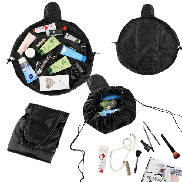 Premium Foldable Drawstring Cosmetic Pouch With Large Capacity And Waterproof