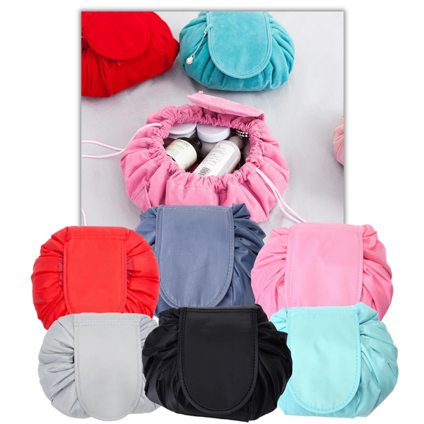Premium Foldable Drawstring Cosmetic Pouch With Large Capacity And Waterproof