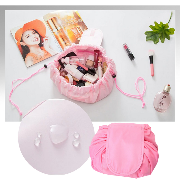 Premium Foldable Drawstring Cosmetic Pouch With Large Capacity And Waterproof