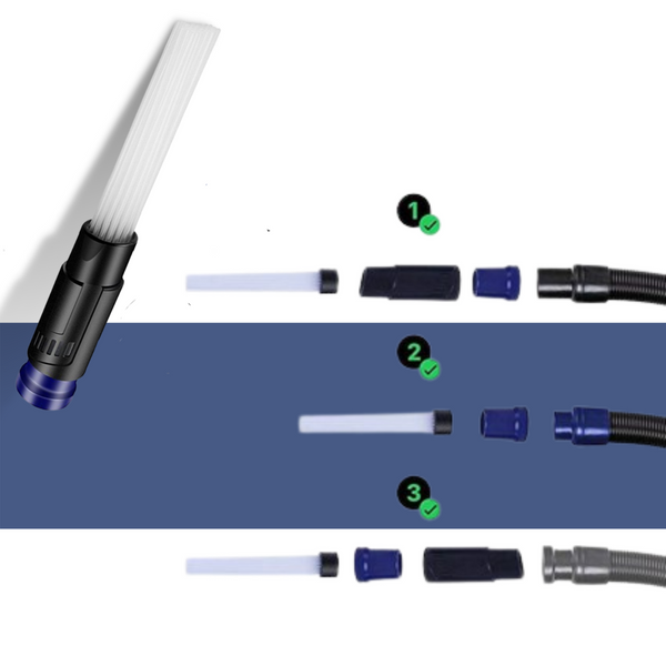 Universal Vacuum Dust Remover Extension For Hard To Reach Corners