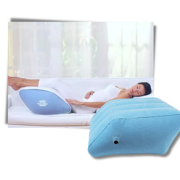 Leg Elevation Pillow For Improved Circulation And Back Relief