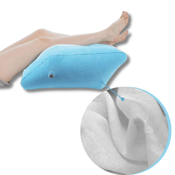 Leg Elevation Pillow For Improved Circulation And Back Relief