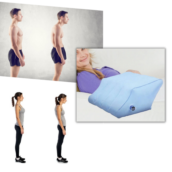 Leg Elevation Pillow For Improved Circulation And Back Relief