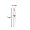 Electric Eyebrow Trimmer For Precise Painless Shaping With Built In Light