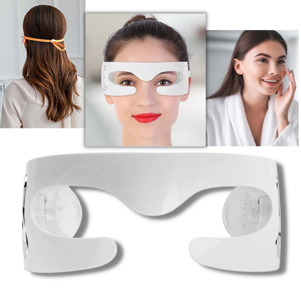 LED Eye Mask for Wrinkle Reduction and Relaxation Therapy