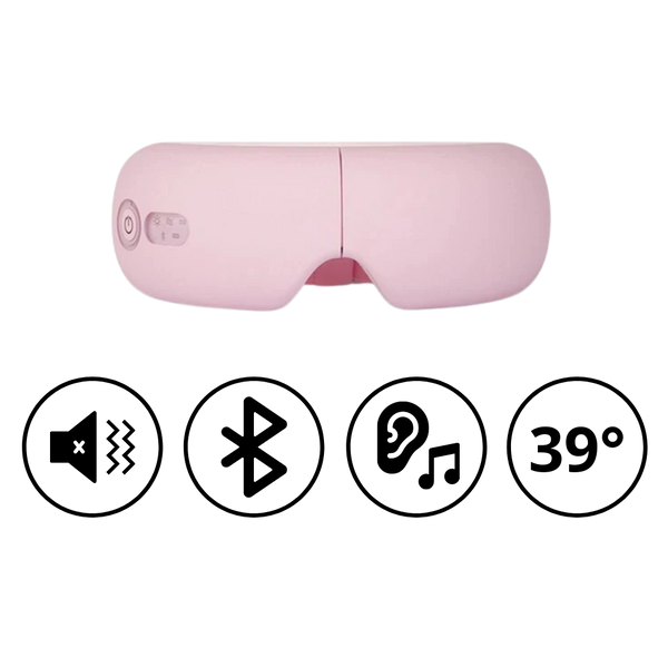 Eye Comfort Massager For Relaxation With Heat Bluetooth Music And Adjustable Strap