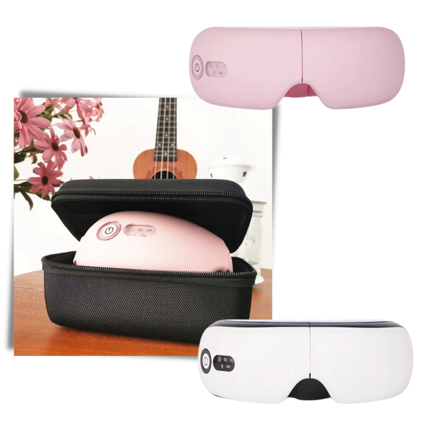 Eye Comfort Massager For Relaxation With Heat Bluetooth Music And Adjustable Strap