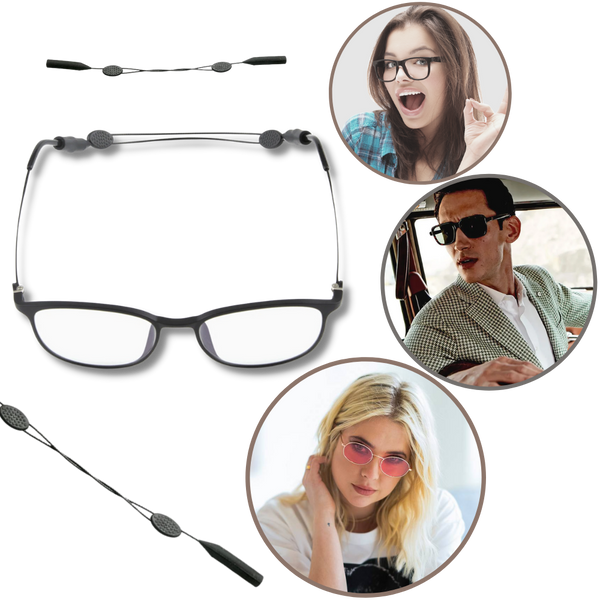 Premium Adjustable Glasses Neck Strap For Secure Hands Free Comfort