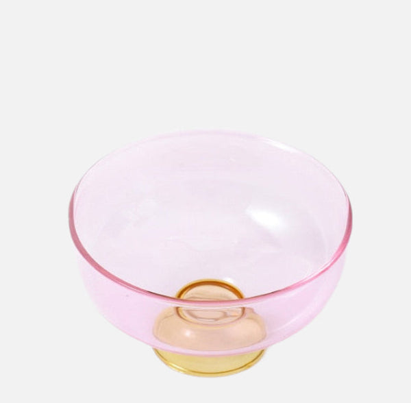 Ela Glass Ice Cream Bowl Coupes & Spoon