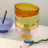 Ela Glass Ice Cream Bowl Coupes & Spoon