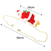 Climbing Santa Claus Decoration With Silent Motor For Festive Atmosphere