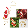 Climbing Santa Claus Decoration With Silent Motor For Festive Atmosphere