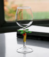 Enchanted Garden Wine Glass