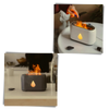 Quiet Humidifier With Flame Effect And Essential Oils Diffuser
