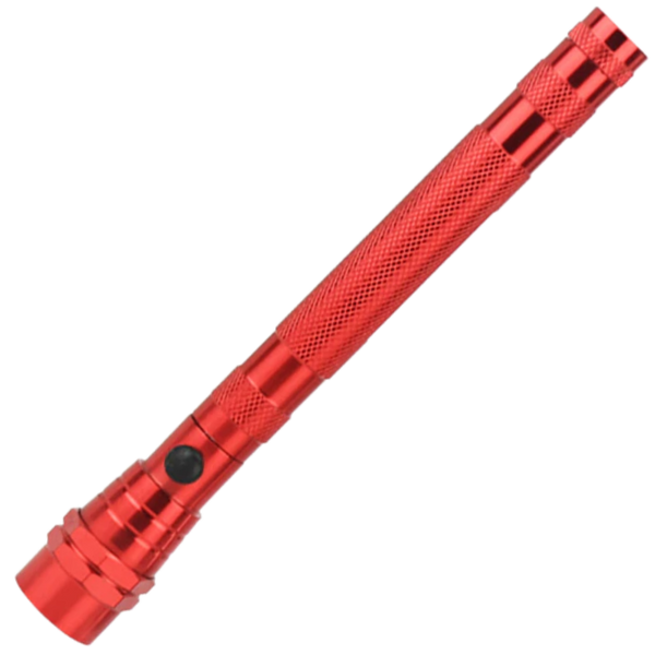 Extendable Magnetic LED Flashlight With Magnetic Pickup Tool