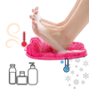 Three In One Shower Foot Massager Mat With Scrubber And Cleaner For Spa Feet