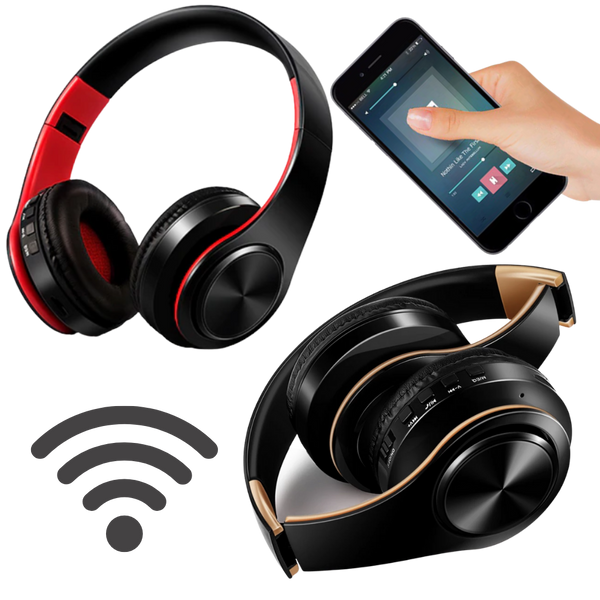 Foldable Bluetooth Headphones With Stereo Sound And Hands Free Calling