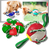 Durable Frisbee Ball Dog Toy With Cotton Rope For Anxiety Relief