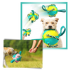 Durable Frisbee Ball Dog Toy With Cotton Rope For Anxiety Relief