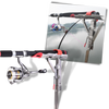 Spring-Loaded Fishing Rod Holder With Automatic Bite Alert