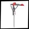 Spring-Loaded Fishing Rod Holder With Automatic Bite Alert