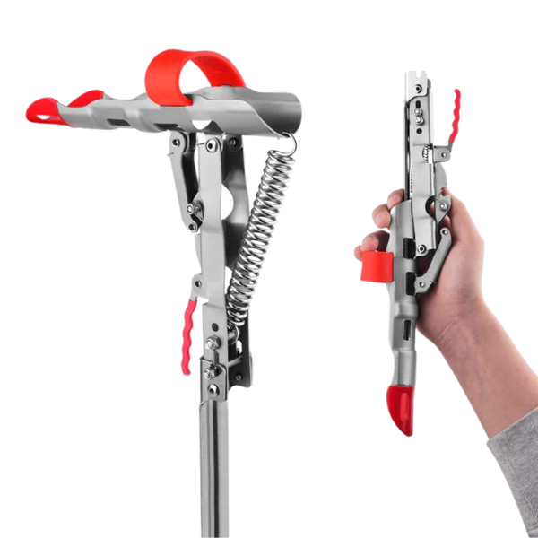 Spring-Loaded Fishing Rod Holder With Automatic Bite Alert